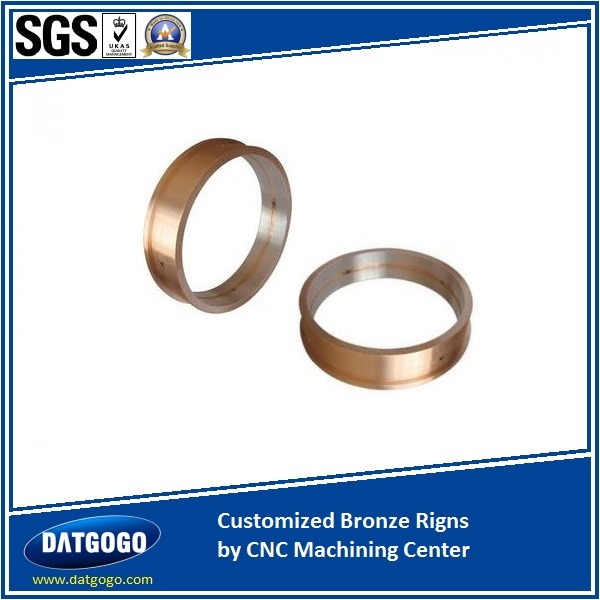 Customized Bronze Rigns by CNC Machining Center