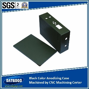 Black Color Anodizing Case Machined by CNC Machining Certer