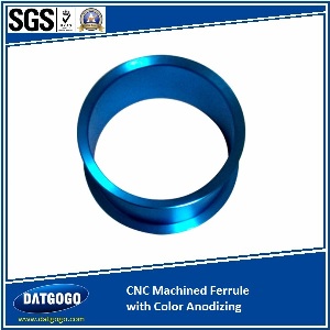 CNC Machined Ferrule with Color Anodizing