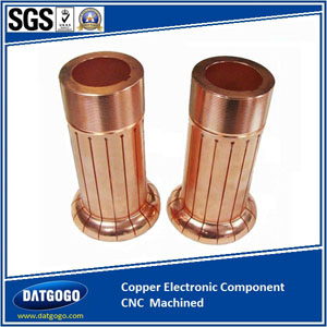 Copper Electronic Component CNC  Machined