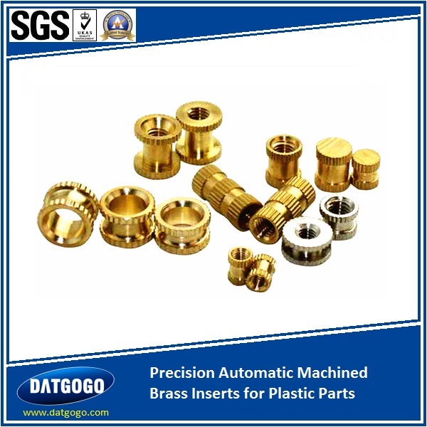 Precision Automatic Machined Brass Inserts for Plastic Parts