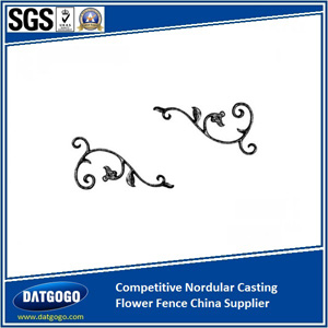 Competitive Nordular Casting Flower Fence China Supplier